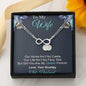 To My Wife from Husband Jewelry Infinity Bracelet Our Home Ain't No Castle Jewelry Infinity Bracelet Luxury Jewelry On Birthday, Christmas, Xmas, Anniversary with Message Card and3 Gift Box