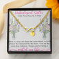 To My Unbiological Sister Like Two Peas In A Pod - Part Of My Life Jewelry Infinity Bracelet On Birthday, Christmas, Xmas with Message Card and Gift Box