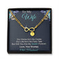 To My Wife from Husband Jewelry Infinity Bracelet Our Home Ain't No Castle Jewelry Infinity Bracelet Luxury Jewelry On Birthday, Christmas, Xmas, Anniversary with Message Card and3 Gift Box