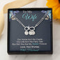 To My Wife from Husband Jewelry Infinity Bracelet Our Home Ain't No Castle Jewelry Infinity Bracelet Luxury Jewelry On Birthday, Christmas, Xmas, Anniversary with Message Card and3 Gift Box