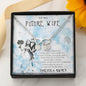 To My Future Wife, from Husband Jack and Sally Couple Bracelet I Ask You To Be Mine Jewelry Infinity Bracelet Pendant On Birthday, Christmas, Xmas, Anniversary with Message Card and Gift Box