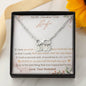 Personalized Name for Wife from Husband Jewelry Infinity Bracelet, To My Smokin’ Hot Wife If I Had One Wish It Would Be To Turn Back The Clock Bracelets On Birthday, Xmas with Message Card & Box