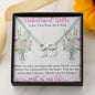 To My Unbiological Sister Like Two Peas In A Pod - Part Of My Life Jewelry Infinity Bracelet On Birthday, Christmas, Xmas with Message Card and Gift Box