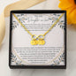To My Daughter In Law from Mom Jewelry Infinity Bracelet I Will Forever Love You Jewelry Infinity Bracelet Pendant On Birthday, Christmas, Xmas, Anniversary with Message Card and3 Gift Box