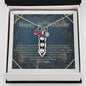 Happy 40th Birthday To My Wife, To My Mom Necklace Thirty Is A Beautiful Milestone, Your Future Will BE Bright Necklace Peapod Gift Mom, Husband to Wife