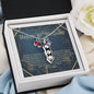 Happy 40th Birthday To My Wife, To My Mom Necklace Thirty Is A Beautiful Milestone, Your Future Will BE Bright Necklace Peapod Gift Mom, Husband to Wife
