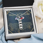 Happy 40th Birthday To My Wife, To My Mom Necklace Thirty Is A Beautiful Milestone, Your Future Will BE Bright Necklace Peapod Gift Mom, Husband to Wife