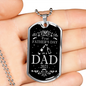 First Father's Day as a DAD 2021 | Father's Day Dog Tag Gift Father's Day