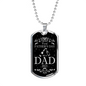 First Father's Day as a DAD 2021 | Father's Day Dog Tag Gift Father's Day