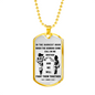 Customized Dragon Ball Super Fan Son Goku and Vegeta - To My Brother Dogtag Best Birthday Gift For Brother, Friend On Christmas, Birthday, Soldier Army
