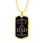 First Father's Day as a DAD 2021 | Father's Day Dog Tag Gift Father's Day