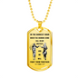 Personalized Dragon Ball Dog Tag Naruto Call On Me Brother Dogtag Great for Brother, Men Soldier