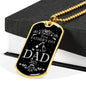 First Father's Day as a DAD 2021 | Father's Day Dog Tag Gift Father's Day