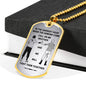 Meaningful Quote Ninja Naruto Fan - Naruto And Sasuke - Call On Me Brother Dogtag To My Brother Chain Best Birthday Gift For Brother, Men, Friend On Christmas, Soldier Army