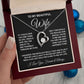 Soulmate Necklace Gifts From Husband, For Wife From Husband, Wife Gifts From Husband, Necklaces For Wife From Husband To My Wife Necklace Message Card and Necklace Gift Box Gift Box Styles on Birthday, Wedding, Anniversary, Valentine Forever Love