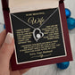 Wife Necklace Gifts from Husband, Gifts for Wife Birthday Gifts from Husband, Necklaces for Wife from Husband to My Wife Message Card and Necklace Gift Box Gift Box Styles on Birthday, Christmas, Wedding, Anniversary, Valentine Forever Love