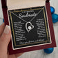 To My Beautiful Soulmate Necklace Gift for Her, Soulmate for Wife Valentine Gifts from Husband, Wedding for Women, Soulmate Gifts, Message Card and Necklace Gifts Box Gift Box Styles on Birthday, Wedding, Anniversary, Valentine Forever Love