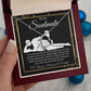 To My Soulmate Necklace For Women, Funny Gifts For Girlfriend,Valentine Christmas Presents For Girlfriend, Best Birthday Meaningful Gift Ideas For Wife, Women Romantic Jewelry For Her Wedding Message Card and Gift Box Styles Forever Love