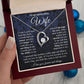 To My Soulmate Necklace Gift for Her, Soulmate Gifts From Husband, Valentine Gifts For Wife From Husband To My Soulmate Necklace Message Card and Necklace Gift Box Gift Box Styles on Birthday, Wedding, Anniversary, Valentine Forever Love