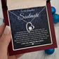 To My Beautiful Soulmate Necklace Birthday Gifts for Wife Gifts from Husband, Wife Valentine Gifts, Gift for Wife, Message Card and Necklace Gift Box Gift Box Styles on Birthday, Wedding, Anniversary, Valentine Forever Love