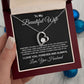 To My Beautiful Wife Necklace From Husband Pendant Jewelry with Message Card and Box Necklaces for Women Valentines Day Happy Anniversary Present for Birthday Merry Christmas for Wife Forever Love