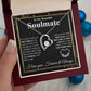 Beautiful Soulmate Necklace My Last Everything, Promise Necklace For Her, Fiance Gifts For Her, Wedding Valentine Gifts For Future Wife With Message Card Box LED, Soulmate Necklace For Women, To My Wife Necklace Forever Love