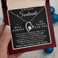 Couples Gifts, To My Beautiful Soulmate Necklace Gifts From Husband, Wedding Anniversary For Wife From Husband, To My Beautiful Wife, Necklace Custom Name Message Card and Gift Box Styles on Birthday, Christmas, Wedding, Anniversary Forever Love