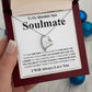 Gifts For Soulmate Birthday Gifts From Husband Necklace Valentines Day, Necklace for Future Soulmate, Wedding Anniversary Jewelry for Wife Necklace Gifts from Husband - Soulmate Gift Necklace with Message Card and Gift Box Forever Love