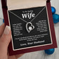 Valentine Gifts for Wife Necklace from Husband- Gifts for Wife from Husband, Valentine Gifts for Her Gifts Soulmate Message Card and Necklace Gift Box Gift Box Styles on Birthday, Wedding, Anniversary, Valentine Forever Love