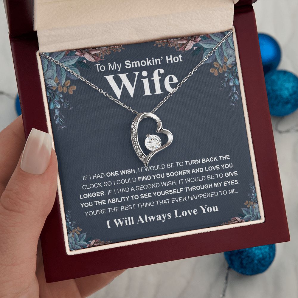 Gifts For Wife Birthday Gifts From Husband Necklace Valentines Day, Necklace for Future Soulmate, Wedding Birthday Jewelry for Wife Necklace Gifts from Husband - Soulmate Gift Necklace with Message Card and Gift Box Forever Love