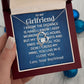 Couples Gifts Soulmate Necklace Gifts From Husband, Wedding Anniversary Jewelry For Wife From Husband, Wife Birthday Gifts From Husband, To My Unbiological Sister Message Card and Gift Box styles On Birthday, Christmas, Anniversary  Forever Love