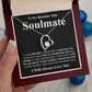 Gifts For Soulmate Birthday Gifts From Husband Necklace Valentines Day, Necklace for Future Soulmate, Valentine Anniversary Jewelry for Wife Necklace Gifts from Husband - Soulmate Gift Necklace with Message Card and Gift Box Forever Love