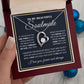 Couples Gifts, To My Beautiful Soulmate Necklace Gifts From Husband, Wedding Anniversary For Wife From Husband, My Beautiful Wife, Necklace Custom Name Message Card and Gift Box Styles on Birthday, Christmas, Wedding, Anniversary Forever Love