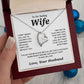Valentine Gifts for Wife Necklace from Husband- Gifts for Wife from Husband, Birthday Gifts for Her Gifts Soulmate Message Card and Necklace Gift Box Gift Box Styles on Birthday, Wedding, Anniversary, Valentine Forever Love