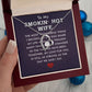 Couples Gifts, Smokin' Hot Wife Necklace Gifts From Husband, Wedding Anniversary Jewelry For Wife From Husband, Wife Birthday From Husband, To My Unbiological Sister Message Card and Gift Box styles On Birthday, Christmas, Anniversary  Forever Love