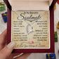 My Beautiful Soulmate Necklace Future Wife Gifts, Promise Necklace For Her, Fiance Gifts For Her, Valentine Gifts For Soulmate From Husband With Message Card Box LED, Soulmate Necklace For Women, To My Wife Necklace Forever Love