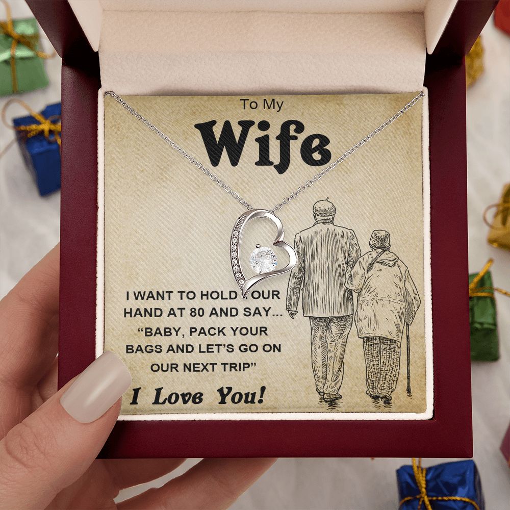Soulmate Necklace For Women, Soulmate Gifts For Her, Future Wife Necklace, Necklaces Girlfriend, To My Wife Necklace, Wife Necklace From Husband, Necklace Message Card and Gift Box Styles on Birthday, Christmas, Valentine, Anniversary Forever Love