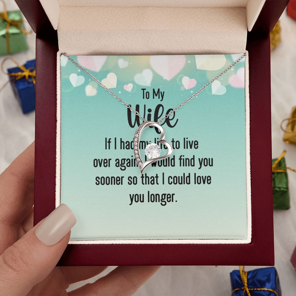 Couples Gifts, Smokin' Wife Necklace Gifts From Husband, Wedding Anniversary Jewelry For Wife From Husband, Wife Birthday From Husband, To My Unbiological Sister Message Card and Gift Box styles On Birthday, Christmas, Anniversary  Forever Love