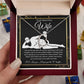 To My Beautiful Wife Necklace For Women, Funny Gifts For Girlfriend,Valentine Christmas Presents For Girlfriend, Best Birthday Meaningful Gift Ideas For Wife, Women Romantic Jewelry For Her Wedding Message Card and Gift Box Styles  Forever Love