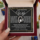 To My Beautiful Wife Necklace, Soulmate Jewelry For Women, Wife Necklace From Husband, Soulmate Gifts For Her, To My Future Soulmate Necklace Message Card and Necklace Gifts Box Gift Box Styles on Birthday, Wedding, Anniversary, Valentine Forever Love