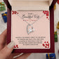Couples Gifts, To My Beautiful Wife Necklace Gifts From Husband, Wedding Anniversary Jewelry For Wife From Husband, Wife Birthday From Husband, To My Soulmate Message Card and Gift Box styles On Birthday, Christmas, Anniversary  Forever Love