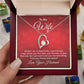 Couples Gifts,My Wife Necklace Gifts From Husband, Wedding Anniversary Jewelry For Wife From Husband, Wife Birthday From Husband, To My Soulmate Message Card and Gift Box styles On Birthday, Christmas, Anniversary  Forever Love