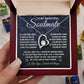 To My Beautiful Soulmate Necklace Gift for Her, Soulmate for Wife Birthday Gifts from Husband, Wedding Jewelry for Women, Soulmate Gifts, Message Card and Necklace Gifts Box Gift Box Styles on Birthday, Wedding, Anniversary, Valentine Forever Love
