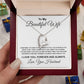 To My Beautiful Wife Necklace From Husband Pendant Jewelry with Message Card and Box Necklaces for Women Valentines Day Happy Wedding Present for Birthday Merry Christmas for Wife Forever Love