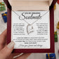 to My Soulmate Necklace, Soulmate Jewelry for Women, Wife Gifts from Husband , Valentine Necklace for Wife Soulmate Gifts Future Wife Necklace Message Card and Gift Box Styles on Birthday, Wedding, Anniversary, Valentine Forever Love