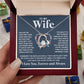 Couples Gifts Necklace To My Soulmate Necklace Birthday Christmas Jewelry Romantic Gift For My Wife Pendant Jewelry with Message Card and Box Necklaces for Women Valentines Day Happy Anniversary Wedding Present Forever Love