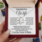 To My Beautiful Wife Necklace, Soulmate Jewelry For Women, Wife Necklace From Husband, Soulmate Birthday Gifts Necklace For Wife, Soulmate Gifts For Her, To My Future Wife Necklace Soulmate Forever Love
