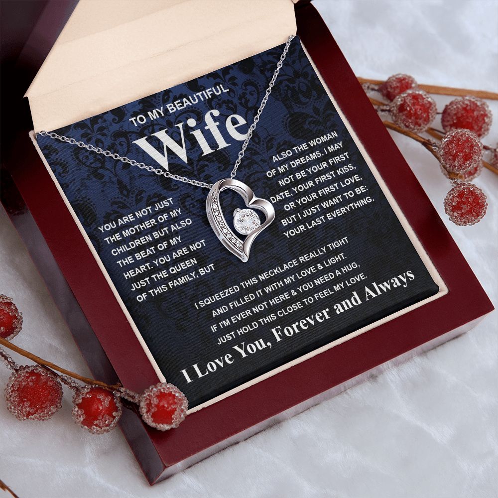 Gifts For Wife Birthday Gifts From Husband Necklace Valentines Days, Necklace for Future Soulmate, Wedding Necklace Jewelry for Wife Necklace Gifts from Husband - Soulmate Gift Necklace with Message Card and Gift Box Forever Love