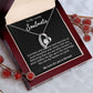 To My Lovely Soulmate Necklace Gift From Husband To My Badass Wife Pendant Valentine Jewelry with Message Card and Gift Box. Gift for Wife. Necklace Gift Set for Wife Necklace Gifts Box Gift Box Styles Forever Love