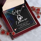 Birthday For Wife, Love Necklace Gifts For Wife From Husband, To My Soulmate Necklace For Women, To My Wife Necklace Wedding Anniversary, I Love You, Love Knot Meaningful Necklace Message Card and Gift Box Styles on Birthday, Christmas, Anniversary Foreve